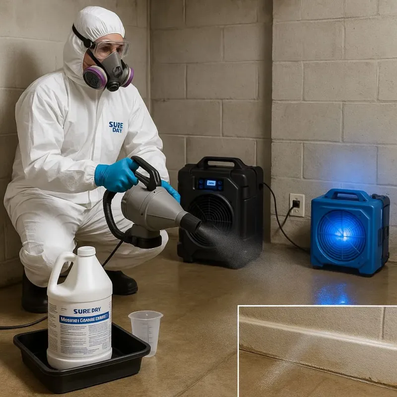 Sanitization and Odor Removal process in Brookwood, AL